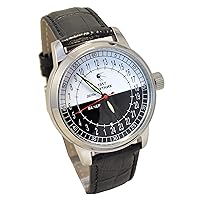 Military Sputnik Mens Wrist Watch 24 Hours Day & Night Vintage Mens Watch