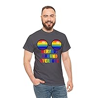 Nervous Around Everyone LGBTQ Graphic Unisex T-Shirt Cool Design for Men and Women Short Sleeve Top Tees