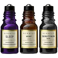 Essential Oils Blend for Calming Stress, Sleep and Migraine Providing More Comfort for Your Mind and Wellbeing. Pack of 3