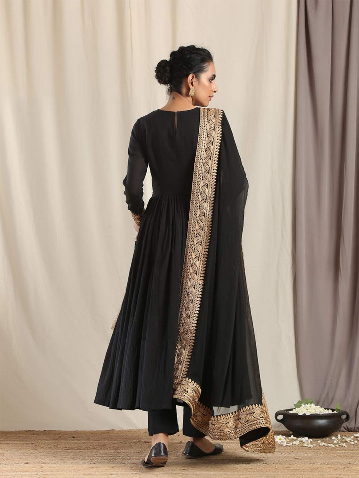 Indian Kurti for Womens With Pant | Rayon Embroidered Kurta Dupatta Kurtis Dress For Women Tops Tunic