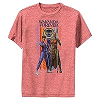 Marvel Boys' Wakanda Forever Duo Banner T-Shirt