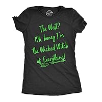 Womens Im The Wicked Witch of Everything Tshirt Funny Halloween Tee for Ladies