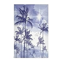 ALAZA Tropical Palm Trees Decorative Kitchen Dish Towels Set of 4,Soft and Absorbent Kitchen Hand Towels Home Cleaning Towels Dishcloths,18 x 28 Inch