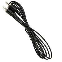 RCA Audio Video Cable, RCA Male to RCA Male A/V Cable, Black 26 AWG, 25 ft