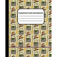 Halloween Composition Notebook: Vintage Halloween Journal For Girls Boys Students Kids Teens Teachers for School and Home College Writing Notes