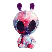 Aurora® Interstellar Galactic Cuties™ Cosmic Light Up Alien Stuffed Animal - Cosmic Companions - Illuminating Fun - Multicolor 8 Inches