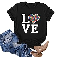 Womens Spring 2024 Dressy Casual Y2K Tops Crew Neck Short Sleeve Button Down Colored T-Shirts Athletic Beach Tees