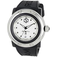 Women's GR62020 Miami Beach Silver Dial Black Silicone Watch