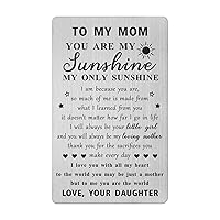 Mothers Day Card for Mom Women- Happy Mothers day gifts for mom from Daughter- Mother Birthday Christmas Xmas