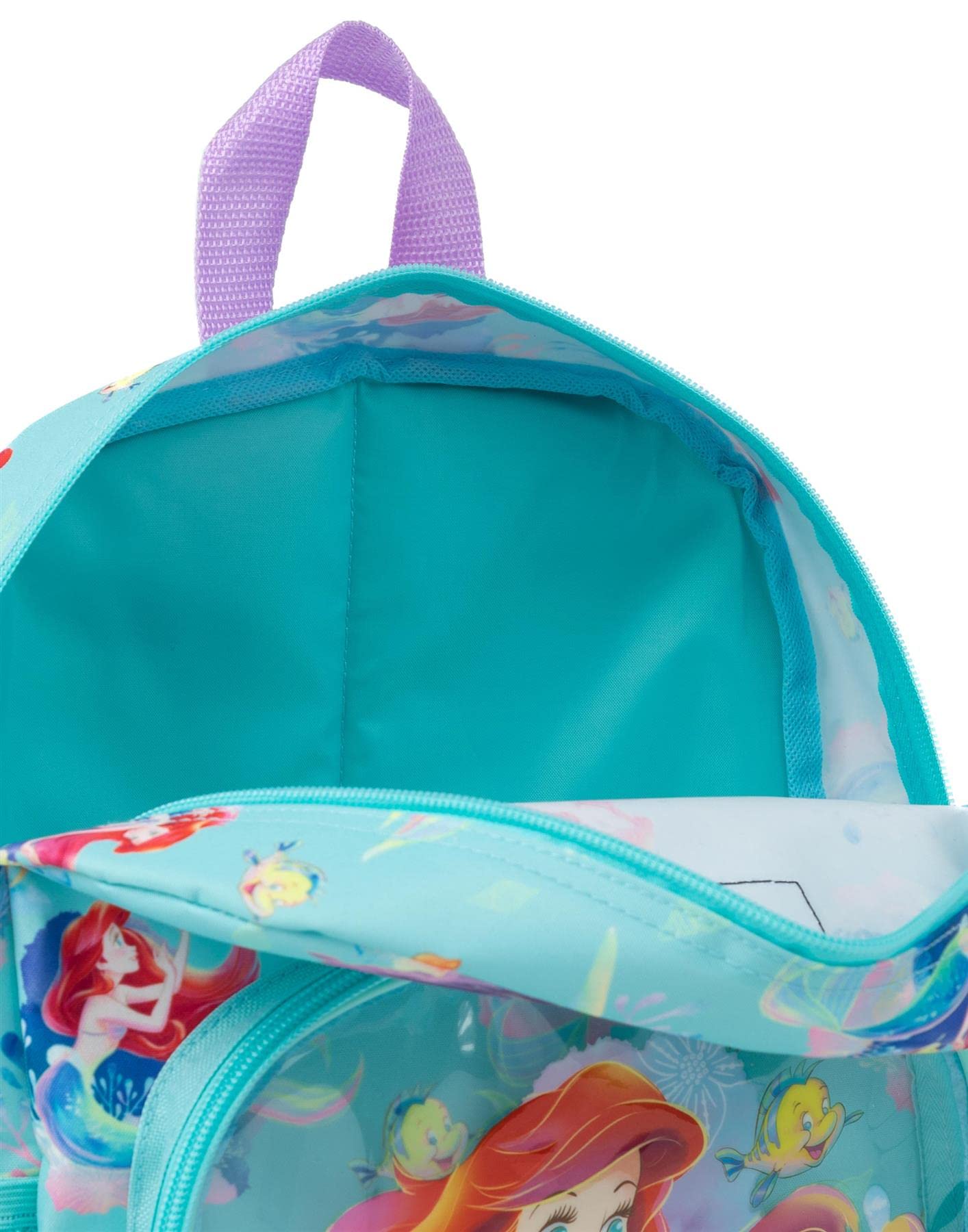 Disney The Little Mermaid Backpack Kids | Girls Ariel Sea Character Blue Rucksack | Luggage Sports School Bag Adjustable Straps | Princess Merchandise Gifts