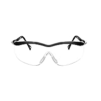 3M QX Protective Eyewear 2000, 12109-10000-20 Clear Lens, Black Temple, Soft NB 20 EA/Case
