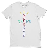Easter Candy Design Printed Trust Yourself Sneaker Matching T-Shirt