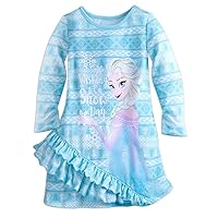 Disney Frozen Elsa Nightshirt for Girls Size 7/8 Blue
