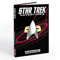 Star Trek Adventures: Captain's Log Solo RPG - DS9 Delta Edition - Hardcover Book, 2d20 Rolplaying Game, 326-Page Full-Color Digest Sized Book,Black