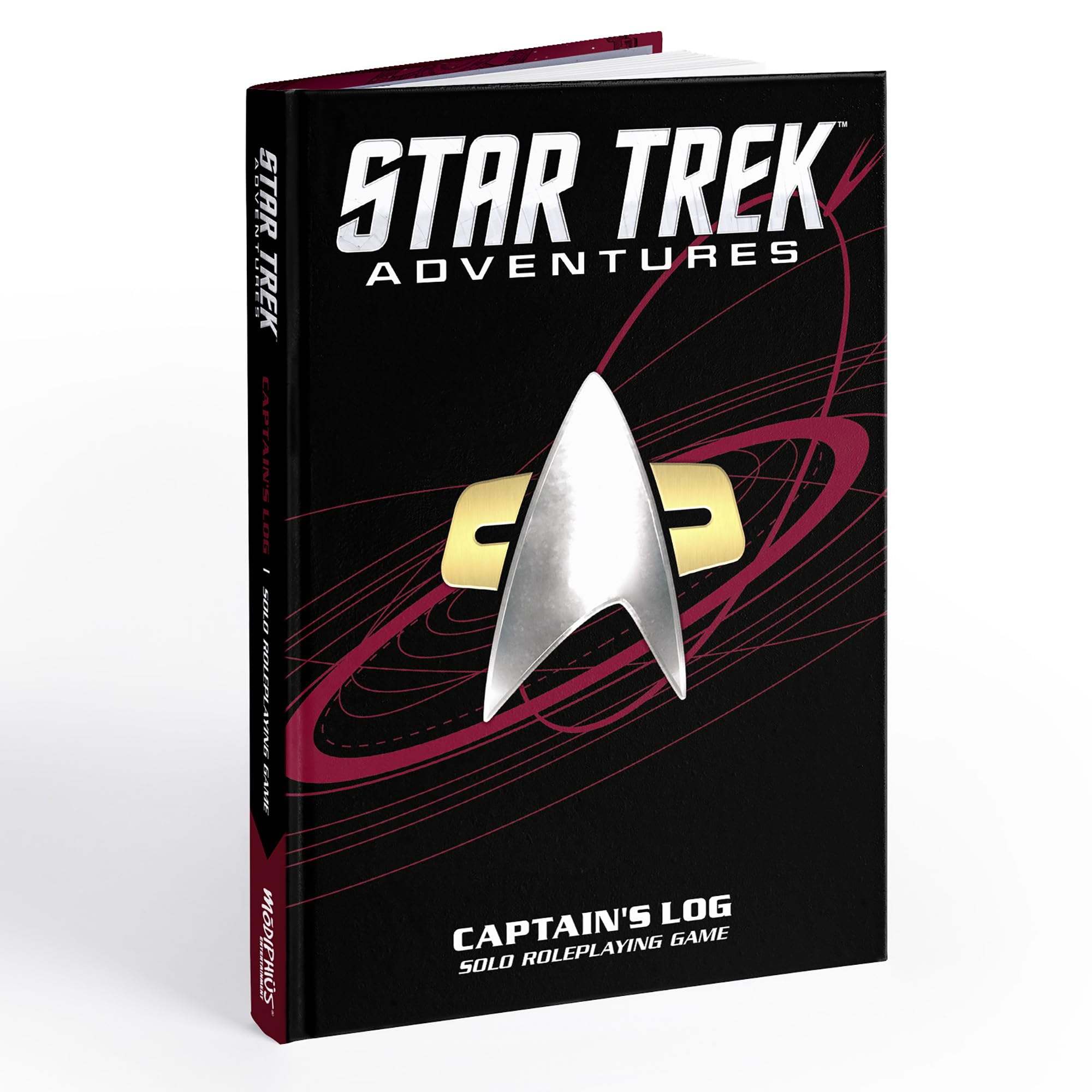 Star Trek Adventures: Captain's Log Solo RPG - DS9 Delta Edition - Hardcover Book, 2d20 Rolplaying Game, 326-Page Full-Color Digest Sized Book