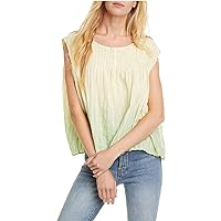 Free People Womens Little Bit of Something Pullover Blouse