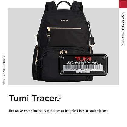 TUMI - Voyageur Carson Laptop Backpack - 15 Inch Computer Bag for Women - Black