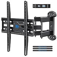 Mounting Dream TV Mount Bracket Full Motion TV Wall Mounts for 26-55 Inch LED LCD Plasma Flat Screen TV, Wall Mount with Swivel Articulating Dual Arms TV Bracket up to VESA 400x400mm 99 LBS MD2379