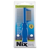 Nix Lice Removal Comb, Removes Dead Lice & Eggs from Hair, 2-Sided