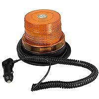 Blazer International 195C48AW LED Strobe Beacon with Magnetic Base, Amber