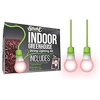 Miracle LED SmokePhonics Indoor Greenhouse 6-Foot Corded LED Lighting Kit with Red Spectrum Fruiting & Flowering Grow Light (2-Pack)