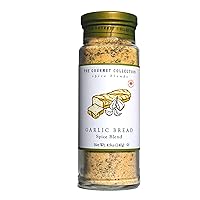The Gourmet Collection Spice Blends Garlic Bread Spice Blend - Garlic Butter Seasoning for Cooking - Salt Free - Bread, Rice, Salad Dressing.