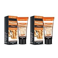 2 Pack Hot Cream for Belly, Waist, and Buttocks-Slimming and Fat Burning Cream for Women and Men - Moisturizing, Firming, Cellulite Reduction, and Weight Loss Solution