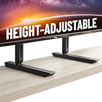 ECHOGEAR Universal Large Stand - Height Adjustable Base for TVs Up to 77