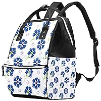 Bluebonnet Flowers Diaper Bag Backpack Baby Nappy Changing Bags Multi Function Large Capacity Travel Bag