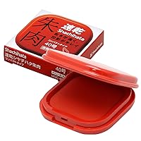 Shachihata MQC-40-2 Quick-Drying Red Flap, Compact Type, No. 40, Red