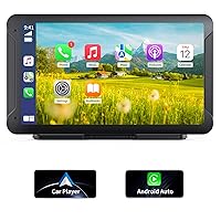 Wireless Car Play Car Stereo 7'' HD Touch Screen Airplay & Android Auto Car Radio Receiver with Mirror Link/MP5 Player/Voice Control/AM/FM for All Vehicles