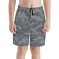 Camouflages Snake of Dot Teen Boy Girl Beach Shorts Trunks Swim Boardshorts