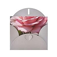 Pink Rose Wedding Anniversary Thank You Cards, For Holiday Cards, Birthday Cards, Invitation Cards Gray