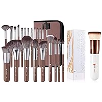 DUcare Makeup Brushes Professional with Bag +DUcare Foundation Brush