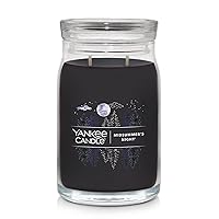 Yankee Candle MidSummer's Night Scented, Signature 20oz Large Jar 2-Wick Candle, Over 60 Hours of Burn Time, Ideal for Home Decor and Gifting