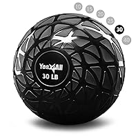 Slam Balls, 10-40lb Medicine Ball Weight, Durable PVC Sand Filled Workout Dynamic Medicine Ball for Core Strengthen