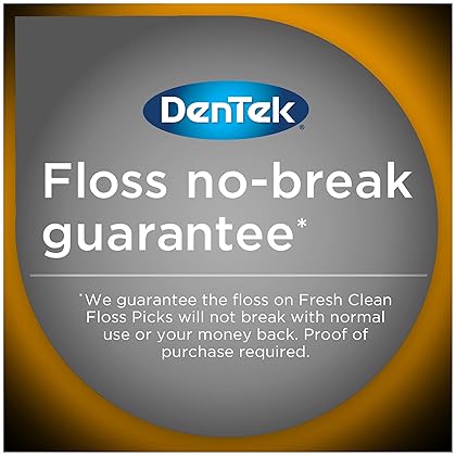 DenTek Fresh Clean Floss Picks, For Extra Tight Teeth, 75 Count