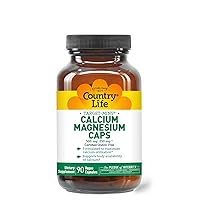 Target-Mins Calcium Magnesium Caps, 500mg: 250mg, 90 Vegan Capsules, Certified Gluten Free, Certified Vegan