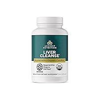 Ancient Nutrition Regenerative Organic Certified Liver Cleanse Supplement, Ancient Herbals Liver Cleanse with Milk Thistle, Burdock Root & Reishi for Optimal Liver Support, Gluten Free, 90 Count