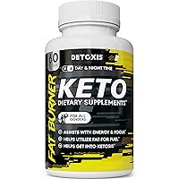 Keto Pills - 60 Ketogenic Diet Support Capsules - Keto Weight Management - Increase Energy and Focus - Advanced Keto Supplements for Men and Women - Day and Night Keto Diet Pills