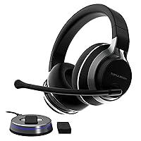 Turtle Beach Stealth Pro Multiplatform Wireless Noise-Cancelling Gaming Headset for PS5, PS4, Playstation, PC, Mac, Switch, & Mobile – 50mm Speakers, Bluetooth, Dual Batteries – Black