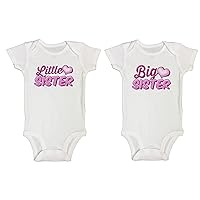 Little Sister Big Sister Matching Shirts and Bodysuits - Newborn Baby and Toddler Family Sets