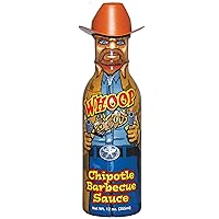 WHOOP Chipotle Grilling BBQ Barbecue Hot Sauce Cowboy BBQ Sauce – Try if you dare! – Perfect Gourmet Gift for the Wing Sauce Fan