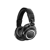 Audio-Technica ATH-M50xBT2 Wireless Over-Ear Headphones, Black