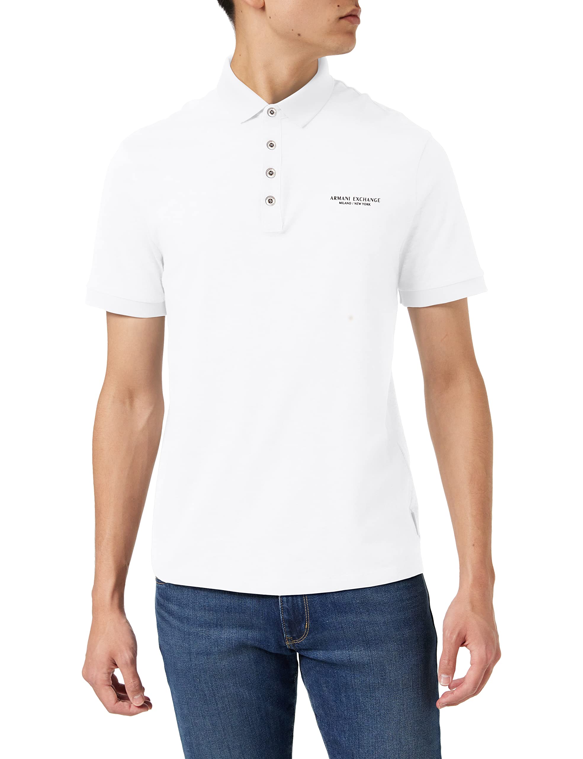 Mua A|X ARMANI EXCHANGE Men's Short Sleeve Milano/New York Logo Jersey Polo  Shirt trên Amazon Mỹ chính hãng 2023 | Giaonhan247