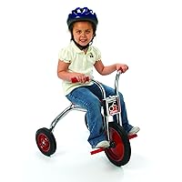 Angeles SilverRider 12” Trike Bike for Kids Ages 3+, Tricycle for Beginner Riders, Preschool, Daycare, Red/ Black
