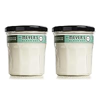 Mrs. Meyer's Clean Day Scented Soy Candle, Large Glass, Basil, 7.2 oz, (Pack of 2)