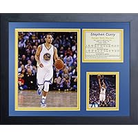 Legends Never Die Steph Curry Golden State Warriors White Collage Photo Frame, 11