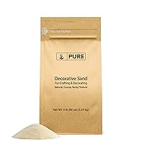 Decorative Sand (5 lb.) by Pure, Real Sand for Use in Crafts, Decor, Vase Filler