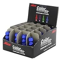 Milton 783TC-20 ColorFit Plugs, T-style Blue, 1/4